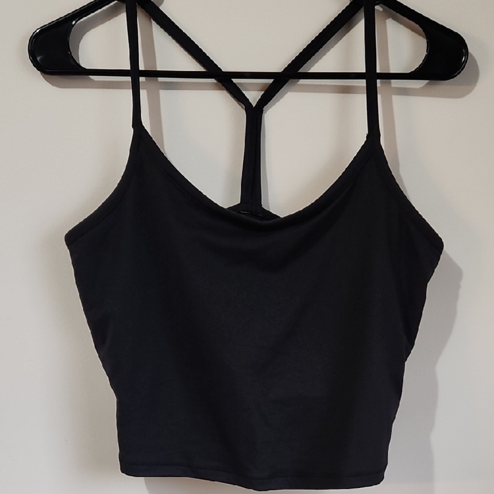 Joe Fresh Black Activewear Top